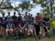 Students walking from Hellfire Pass to Freemans Lookout