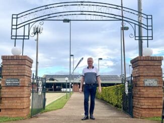 Tamborine Mountain Bowls Club president Rob Tailor