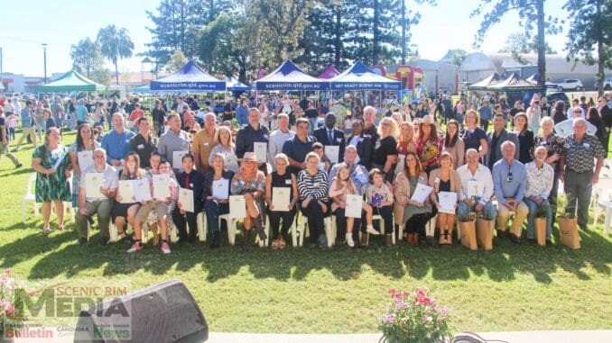 New citizens celebrate. Photo by Keer Moriarty