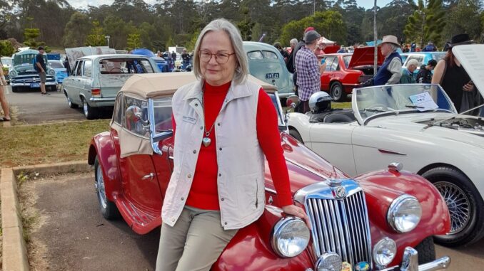 Amanda Hay at car show